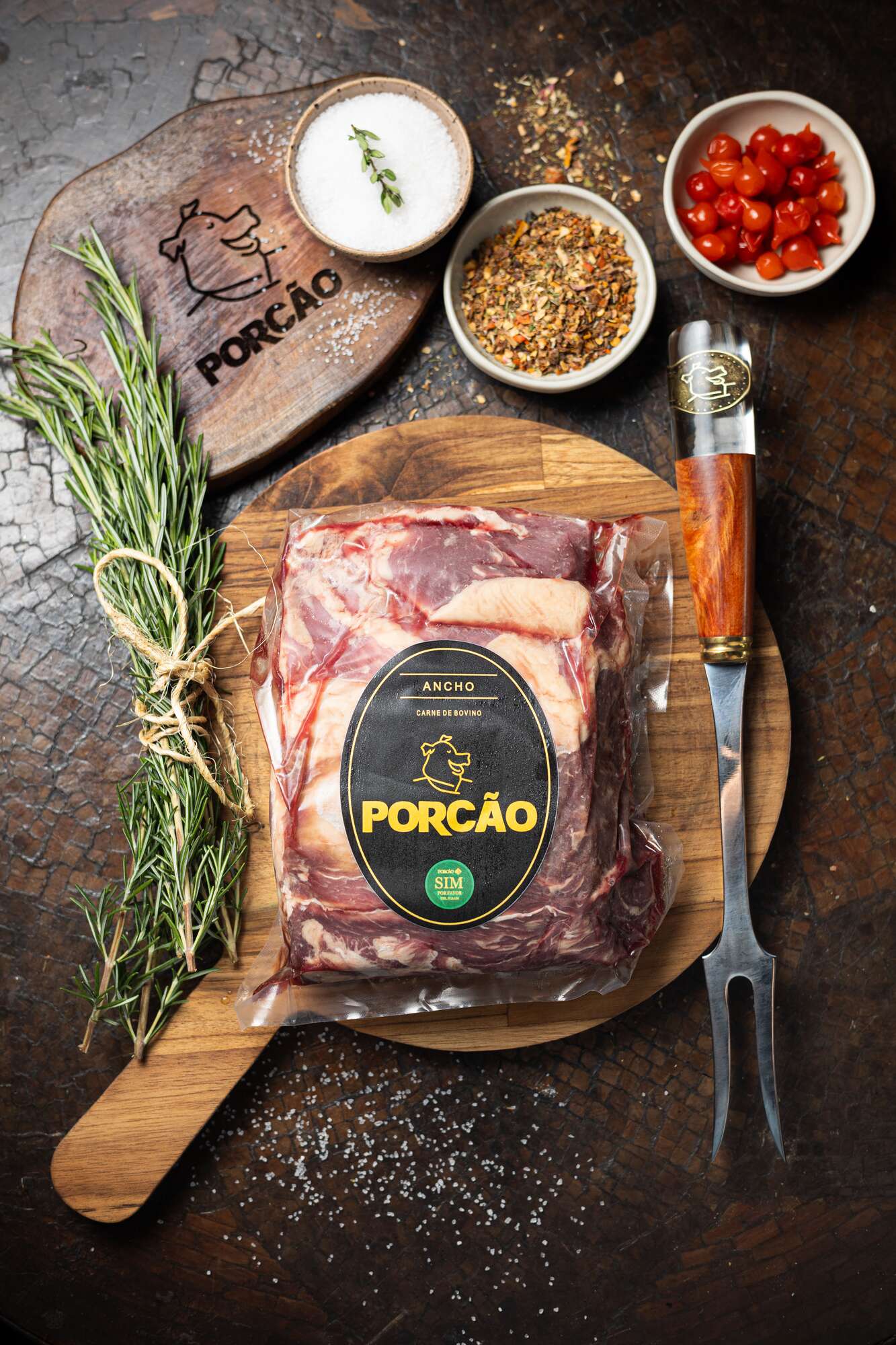 B2B - Ancho Bovino Angus Porcão 1kg - Caixa Com 15