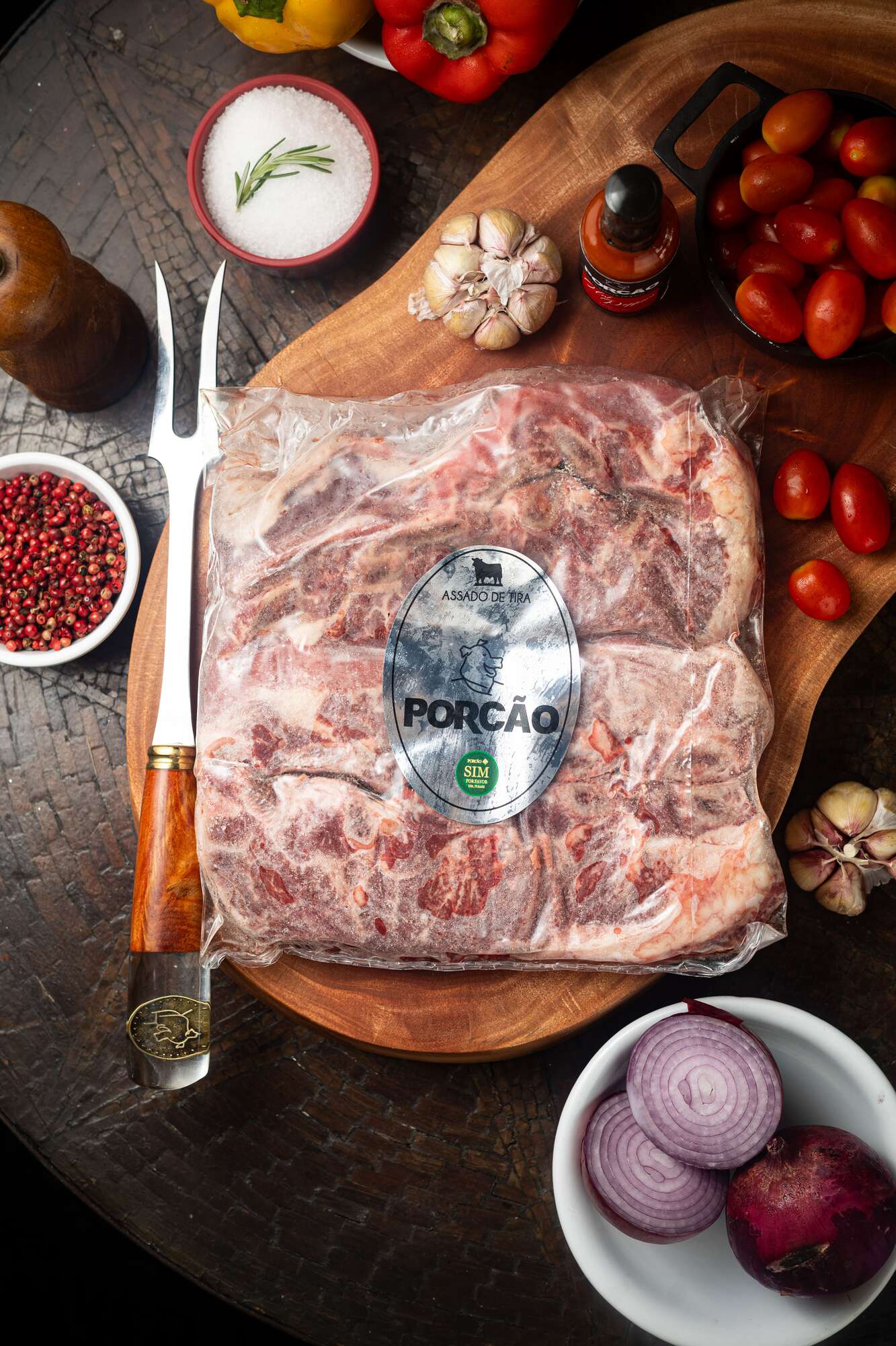 B2B - Assado de Tira Angus Porcão 1kg - Caixa Com 15 - Imagem 2