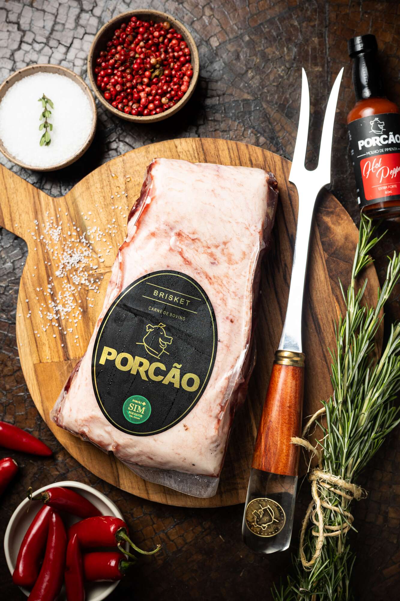 B2B - Brisket Angus Porcão 1 kg - Caixa com 15