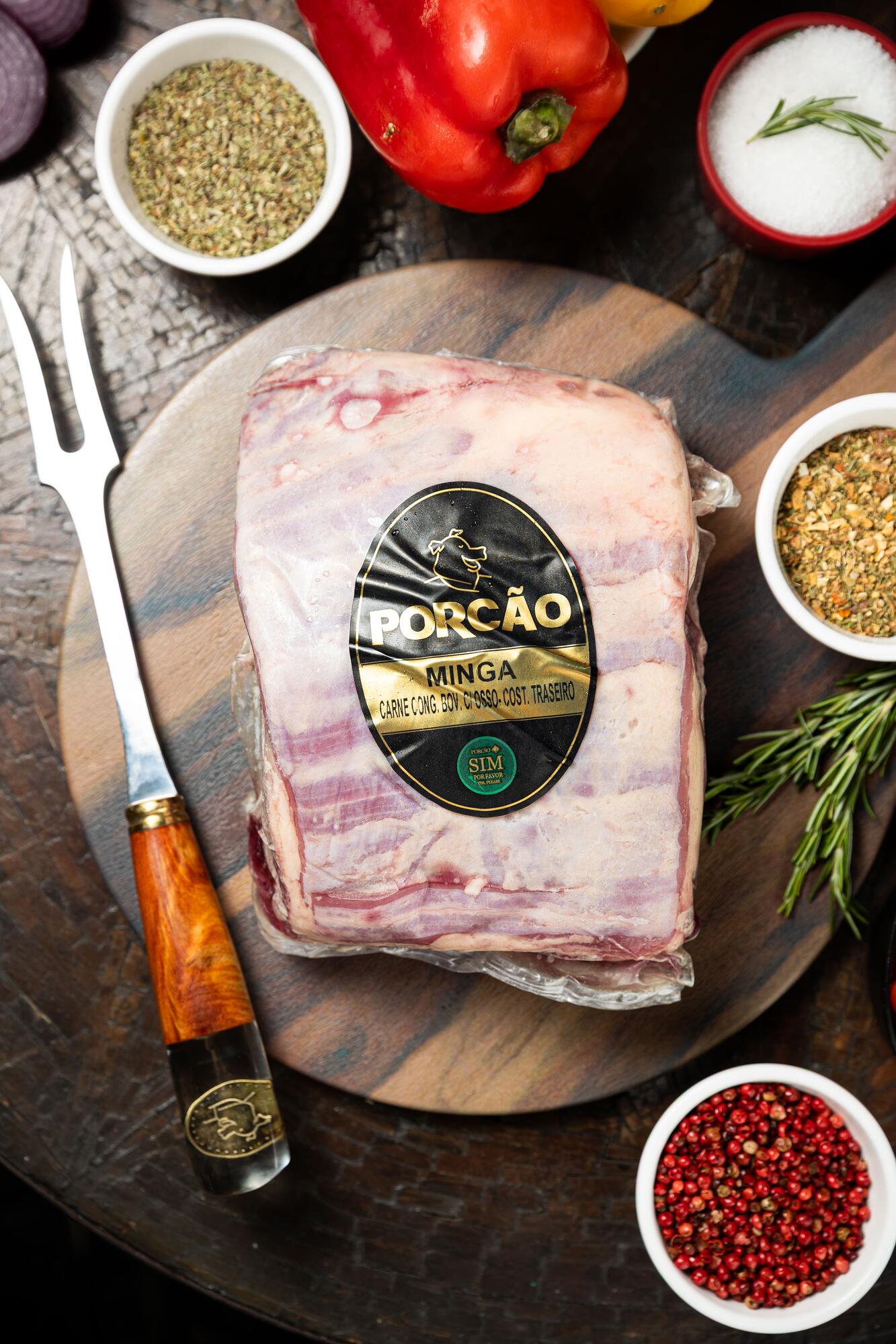 B2B - Costela Minga Angus Porcão 1 kg - Caixa com 15