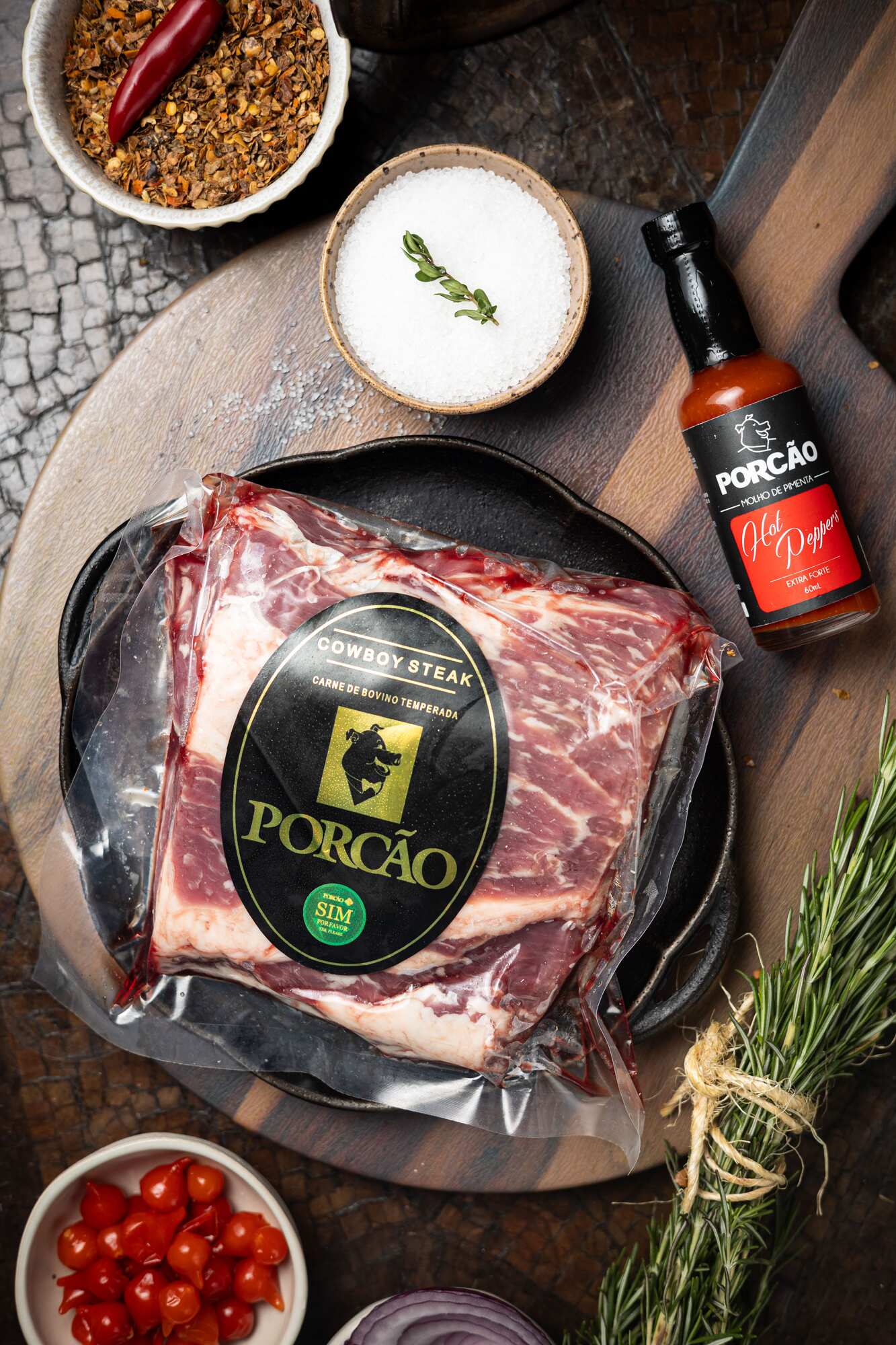 B2B - Cowboy Steak Angus Porcão 1 kg - Caixa com 15