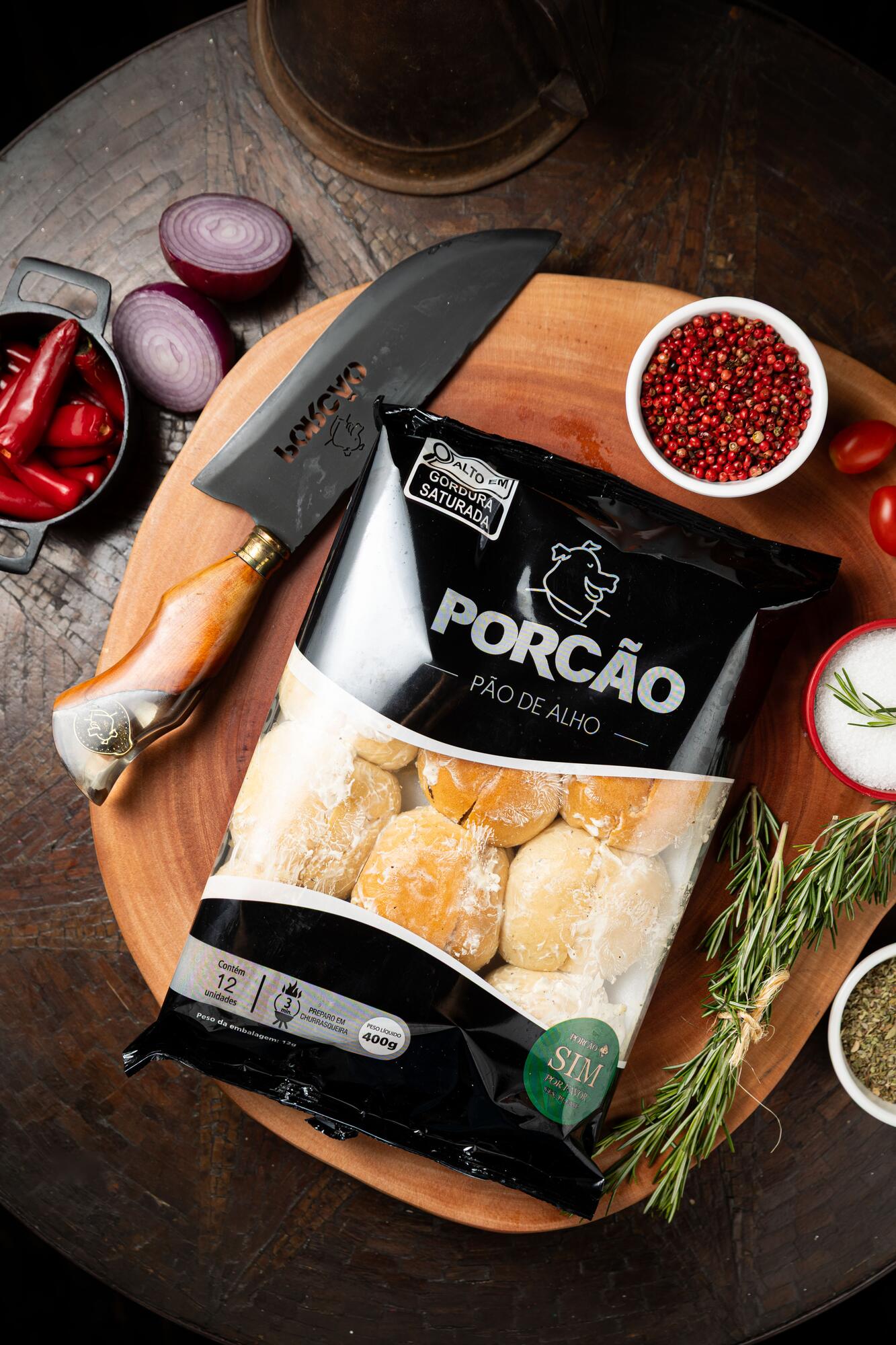 B2B - Pão de Alho Porcão (12 unidades) - Caixa com 15