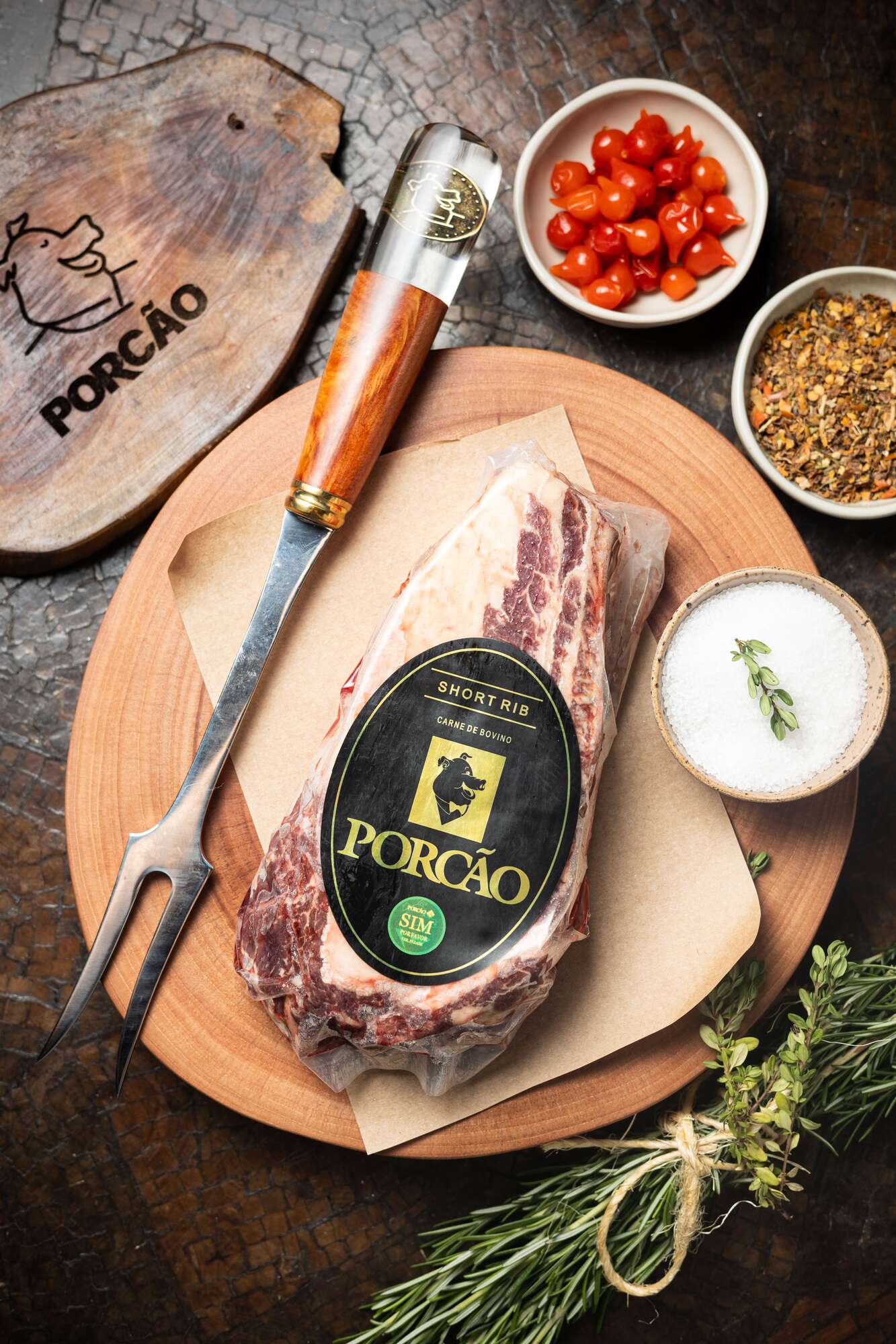 B2B - Short Ribs Angus Porcão 1 kg - Caixa com 15
