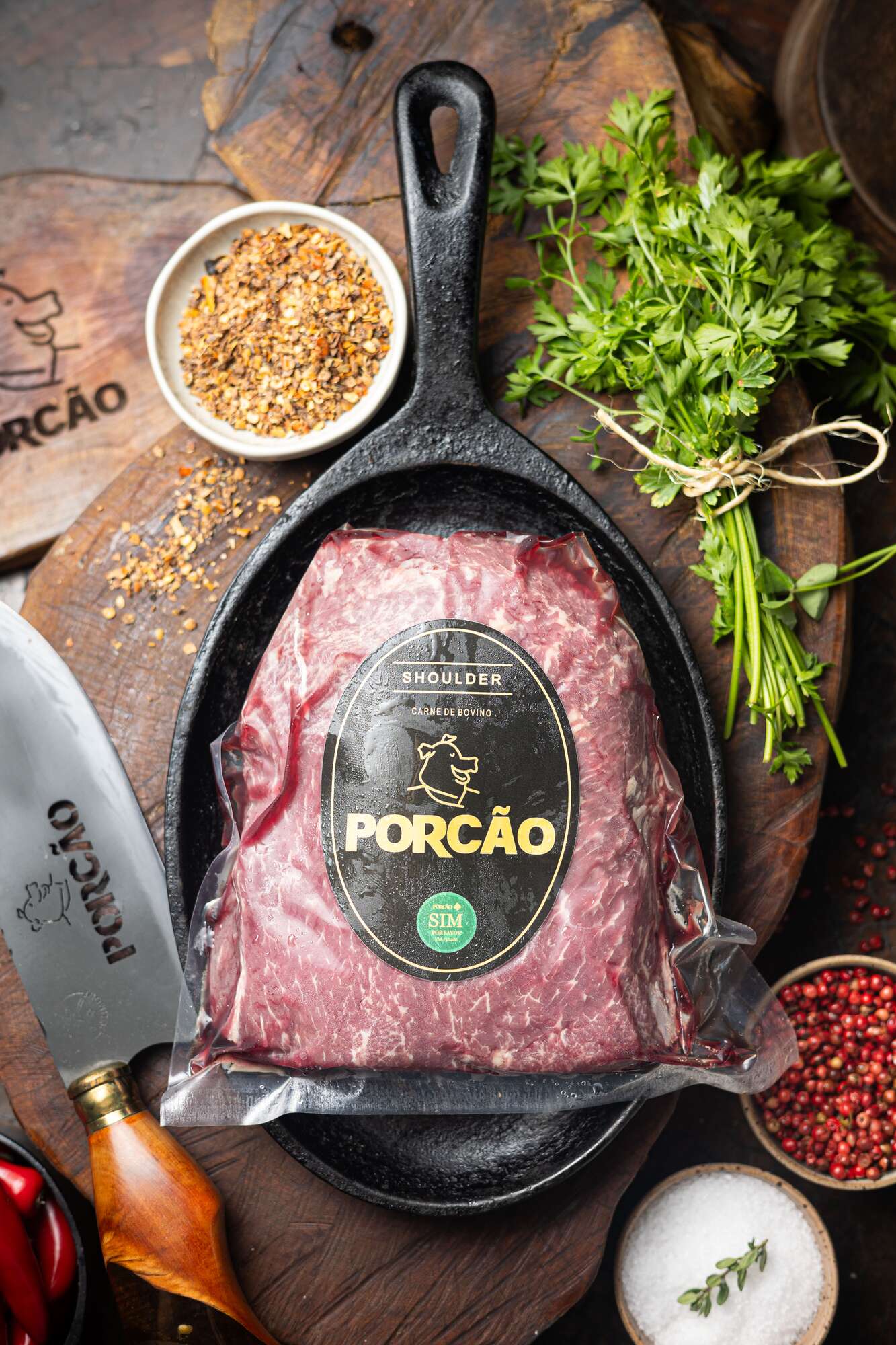 B2B - Shoulder Steak Angus Porcão 1 kg - Caixa com 15