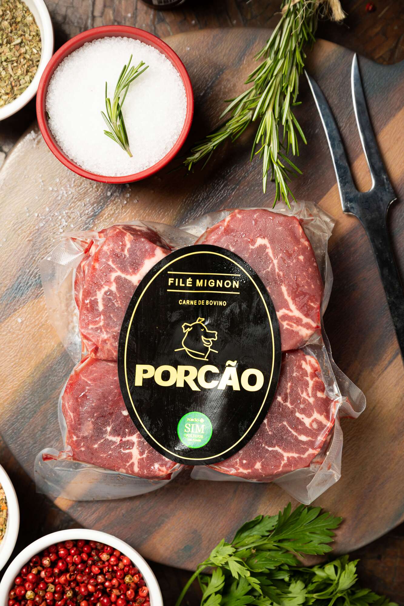 B2B - Tornedor de Filé Mignon Angus Porcão 1 kg - Caixa com 15 - Imagem 2
