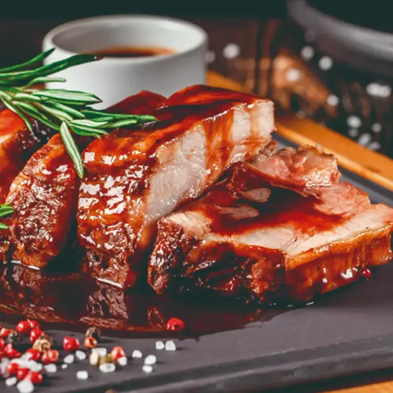 Picanha Suína com Barbecue